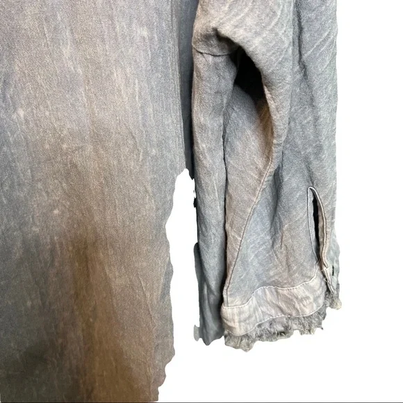 Umgee Blue Chambray Shirt Top Size 1XL - Picture 7 of 9